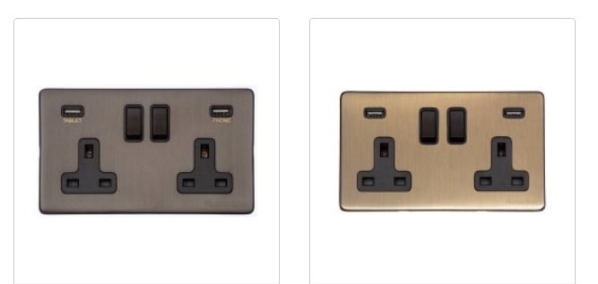 sparksdirect's tweet image. The screwless metal USB socket outlets come in different finishes and are made by various manufacturers. 

A screwless plate has no visible screws on the plate.

#usbsocket #metalplate #screwless 

sparksdirect.co.uk/switches-and-s…