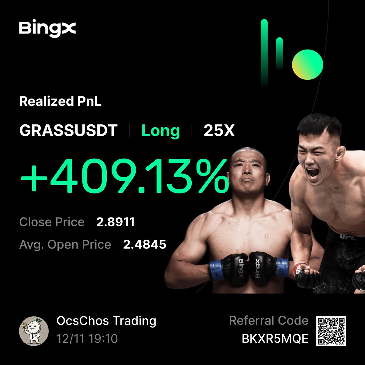 dphanx's tweet photo. Not all grass grows under the sun; some thrive on the blockchain. Patience, strategy, and execution turned this trade into a big win. The real flex? Consistent growth, one trade at a time. 💪

#GRASS #CryptoTrading #BingX #TradeSmart #DYOR” https://t.co/qJJrJVHc8F
