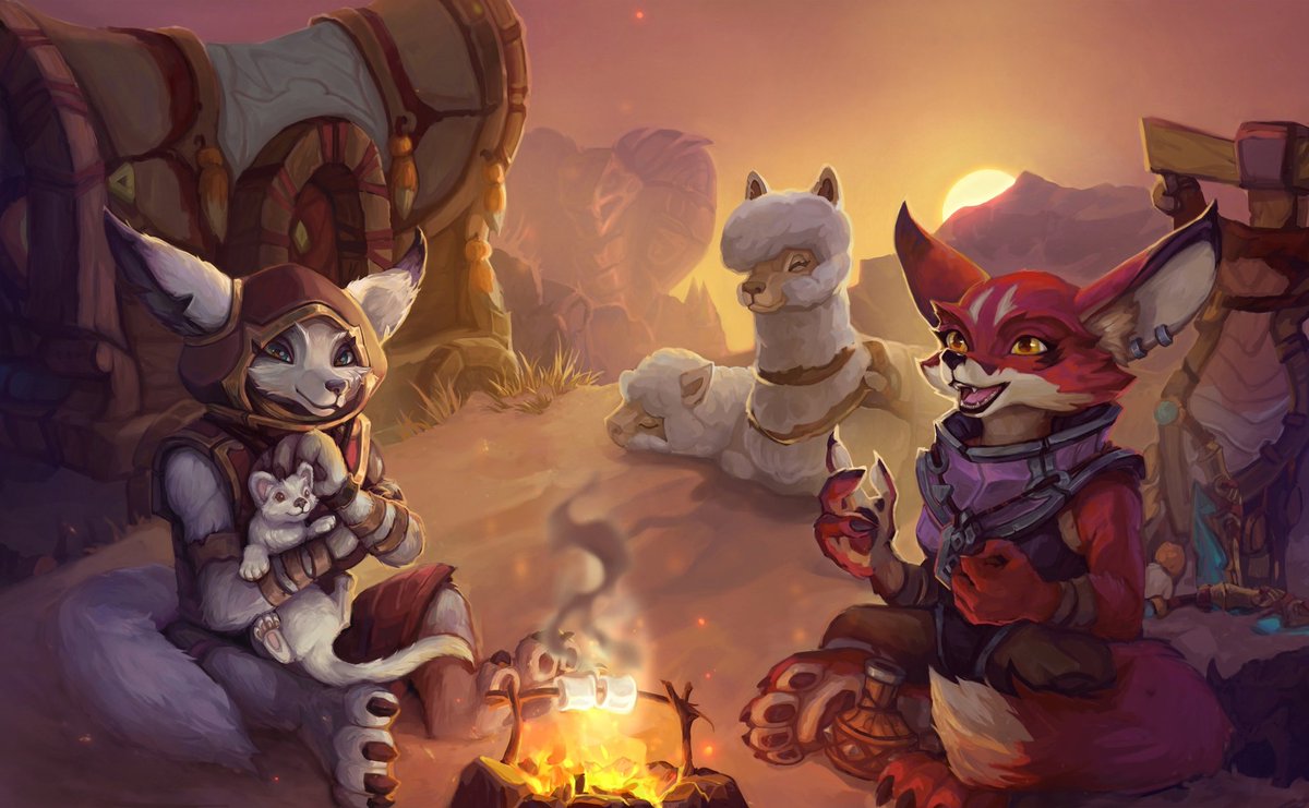 esiaart's tweet photo. Sands of Voldun vulpera compilation 🦊 

#vulpera #horde #warcraftart #worldofwarcraft https://t.co/UaKiiwfWVC