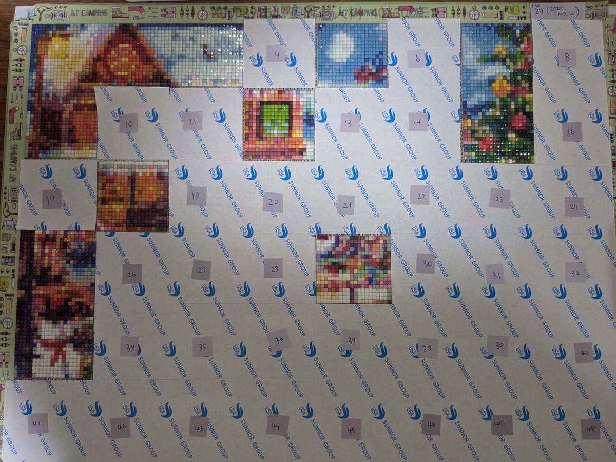 handmade_ari's tweet photo. 27作品目
2年前くらいからタイミング逃してできてなかったクリスマス🎄
ようやく手を付けたけど、クリスマスまでに間に合うのか🤔
番号募集中です！
#ダイヤモンドアート
#ダイヤモンドペインティング https://t.co/2t88JM6uP2