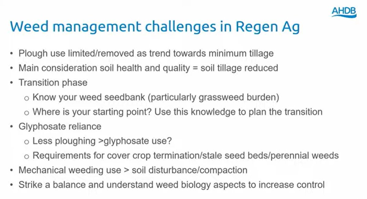DrLauraJames's tweet image. 🌱'Herbicide resistance and Production system pressures' up now at @AHDB_Cereals Agronomy Conference 2024 with @lynntatnell1 & Katie Hebditch @ADASGroup ➡️ Watch live youtube.com/live/To50ydX16… #Weeds #herbicide #pest #regenAg #Agronomy #agriculture