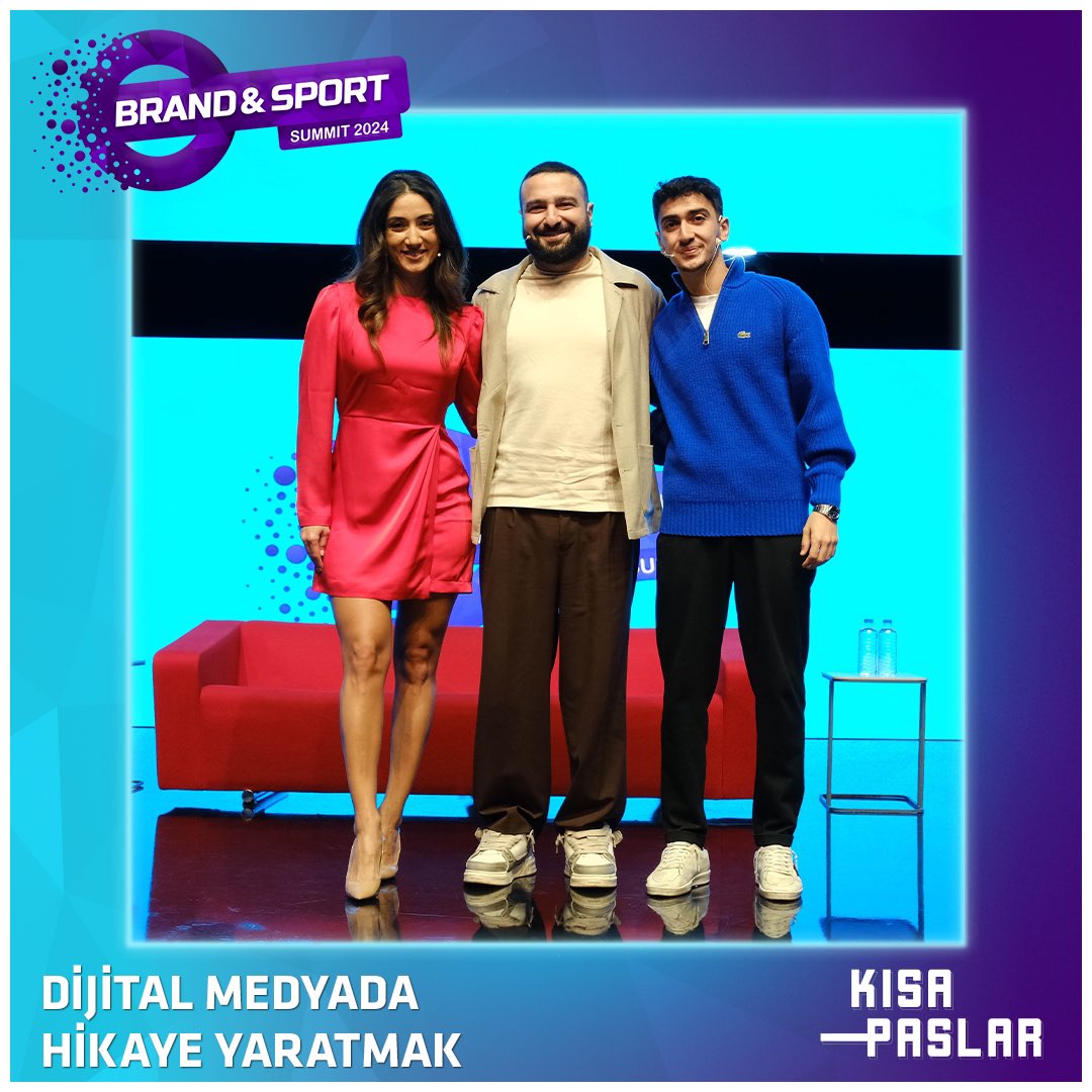 Dijital Medyada Hikaye Yaratmak oturumunun değerli katılımcılarına teşekkür ederiz.

Brand &amp; Sport Summit 2025’te yeniden buluşmak dileğiyle.

#brandnsportsummit