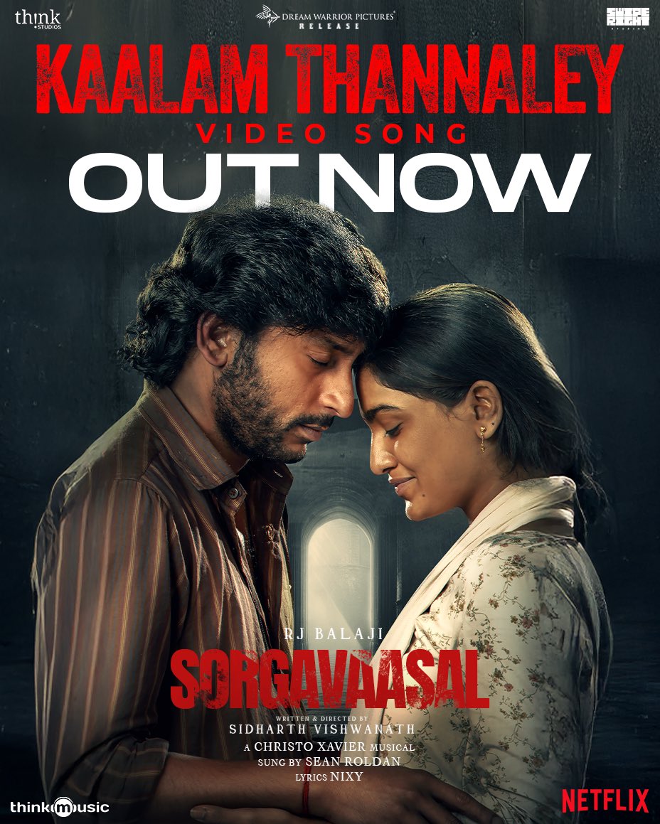 SwipeRightStudio (@swiperight_srs) on Twitter photo Through trials and darkness, hope prevails. ✨🎵
#KaalamThannaley video song from #Sorgavaasal is out now on YouTube!
▶️: youtu.be/fJ6X8KC2Zz0
A #ChristoXavier Musical 🎹
Sung by <a href="/RSeanRoldan/">Sean Roldan</a> 🎙️
Lyrics by <a href="/nixyyyyyy/">Anirudh Krishna</a> ✍️
<a href="/RJ_Balaji/">RJ Balaji</a> <a href="/SaniyaIyappan_/">Saniya Iyappan</a>
<a href="/sid_vishwanath/">Sidharth Vishwanath</a> Through trials and darkness, hope prevails. ✨🎵
#KaalamThannaley video song from #Sorgavaasal is out now on YouTube!
▶️: youtu.be/fJ6X8KC2Zz0
A #ChristoXavier Musical 🎹
Sung by <a href="/RSeanRoldan/">Sean Roldan</a> 🎙️
Lyrics by <a href="/nixyyyyyy/">Anirudh Krishna</a> ✍️
<a href="/RJ_Balaji/">RJ Balaji</a> <a href="/SaniyaIyappan_/">Saniya Iyappan</a>
<a href="/sid_vishwanath/">Sidharth Vishwanath</a>