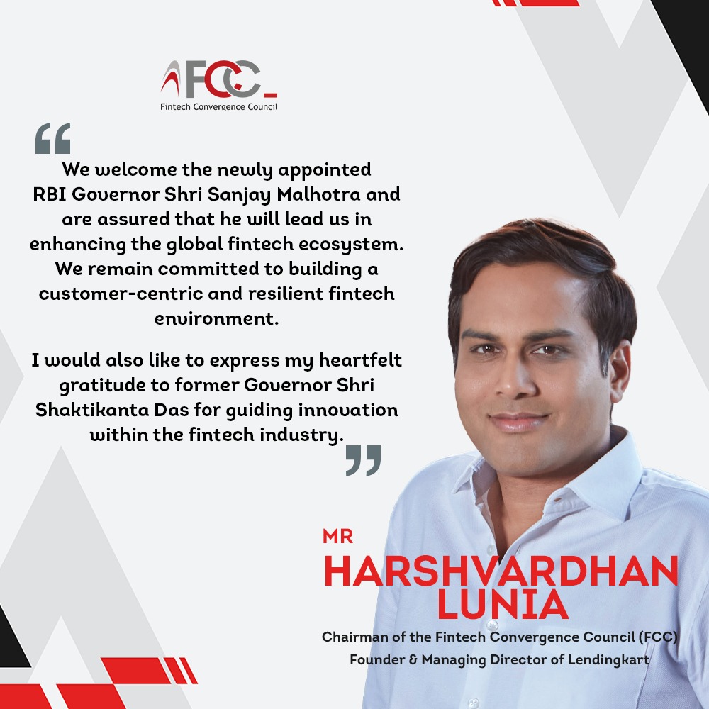 Fintech Convergence Council (@fccupdates) on Twitter photo FCC Welcomes Shri Sanjay Malhotra as New RBI Governor
iamai.in/press-release/…
<a href="/HarshLunia/">Harshvardhan Lunia</a>
#rbi #RBIGovernor FCC Welcomes Shri Sanjay Malhotra as New RBI Governor
iamai.in/press-release/…
<a href="/HarshLunia/">Harshvardhan Lunia</a>
#rbi #RBIGovernor