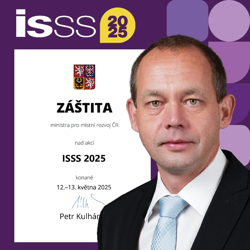 S konferencí ISSS pravidelně spolupracuje <a href="/mistnirozvoj/">MMR ČR</a>, nad 27. ročníkem převzal záštitu ministr pro místní rozvoj <a href="/kulhanek_p/">Petr Kulhánek</a> .
Děkujeme za podporu. 👍
#ISSS2025