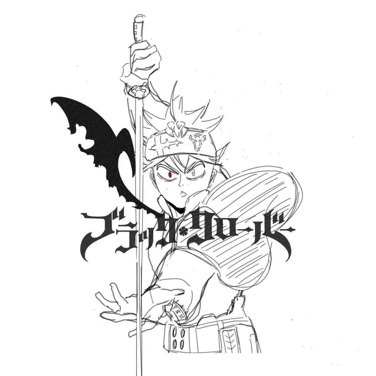 MASeru_'s tweet photo. Been a long while since I last drew Asta https://t.co/izrLp28GpH