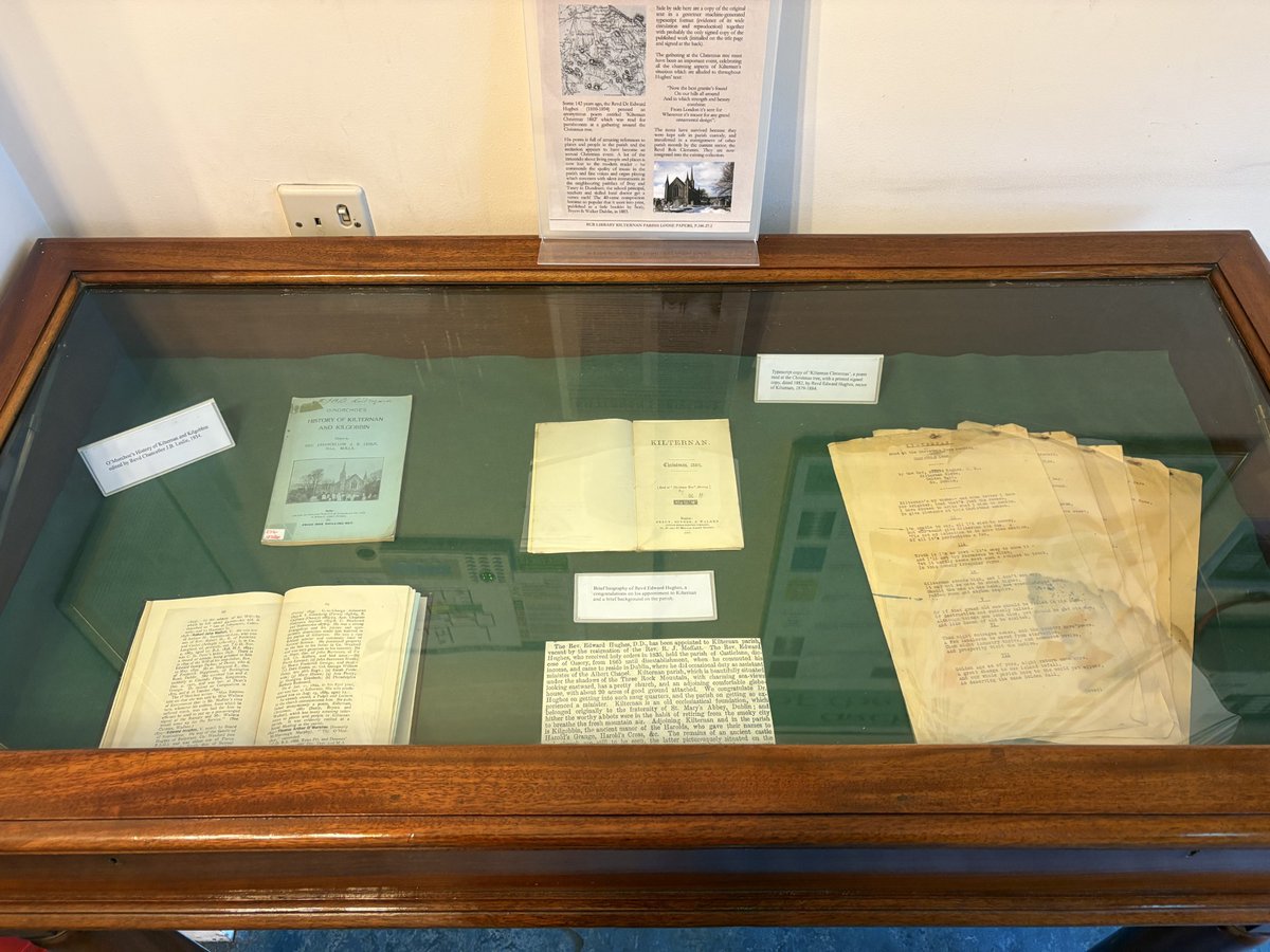 Merry Christmas from the RCB Library! See our new display based around an old Kilternan Christmas poem