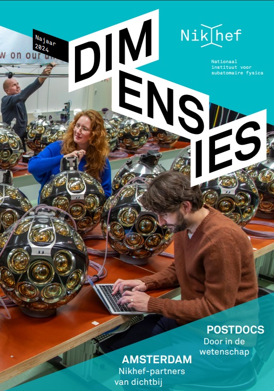 De nieuwste editie (de twaalfde alweer!) van Nikhef-magazine DIMENSIES is nu uit. Lees het magazine hier: nikhef.nl/news/nieuwste-… Je kunt ook losse exemplaren bestellen!