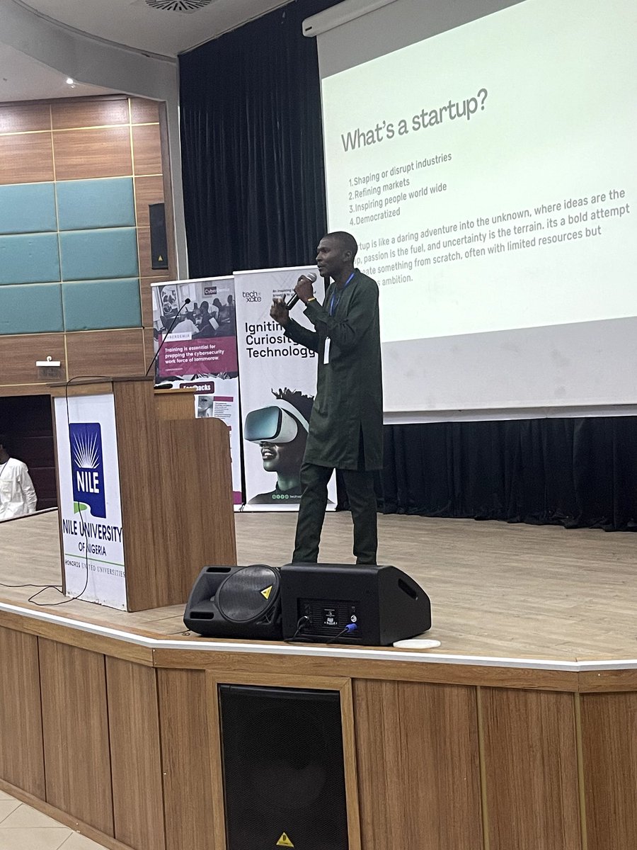 Techxciteng's tweet image. Lessons from startup failures to scalable success, @itsAlabi shares his journey at #Techxcite2024