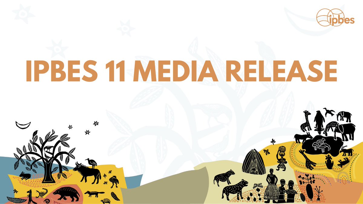 It's official📢

#IPBES11 is now underway🌎150+ Governments &amp; leading scientists are gathering to address global biodiversity &amp; nature crises.

Key agenda:

🔎 Approval of two landmark reports: #Nexus &amp; #TransformativeChange

Read the full media release⤵️

ipbes.net/node/85505