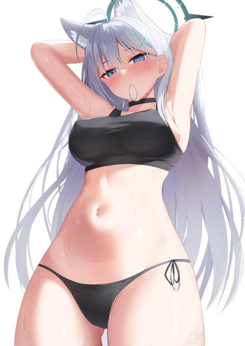 クロコ
ん、汗拭いてほしい 