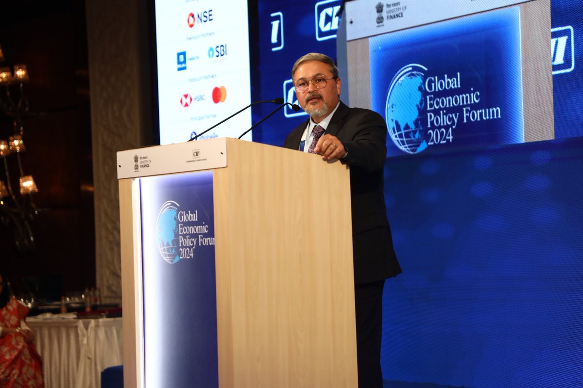 FollowCII's tweet photo. The liberalization has era reshaped India's #economy, turning stagnation into dynamic GDP #growth. The journey continues with #innovation and #inclusivity. The Labour Code aims to streamline labour laws, ensuring worker protection while bridging gaps in employment practices.

~ Lohit Bhatia, President – Workforce Management, @Quess_Corp at the session on 'Humanity without Humans: How to Thrive as Populations Shrink' at #CIIGEPF2024 

@FinMinIndia #GlobalEconomicPolicyForum24 #EconomicGrowth #Development