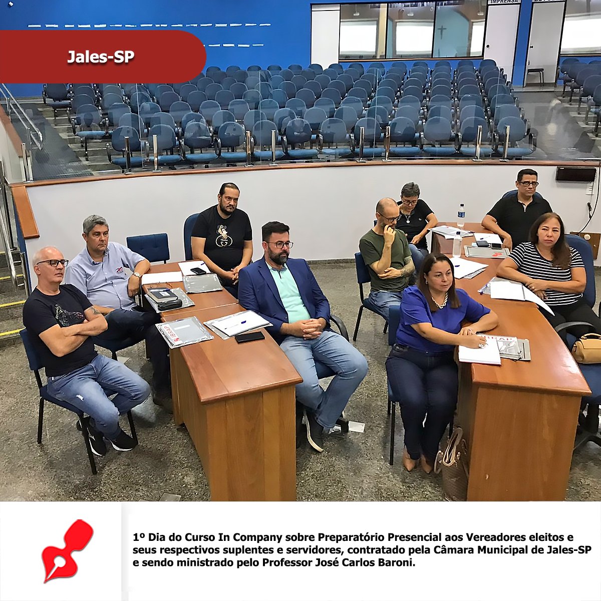 ibrap_cursos's tweet image. 1º Dia do Curso In Company sobre Preparatório Presencial aos Vereadores eleitos e seus respectivos suplentes e servidores, contratado pela Câmara Municipal de Jales-SP e sendo ministrado pelo Professor José Carlos Baroni.

#ibrapcursos #incompany #preparatorio #vereadores