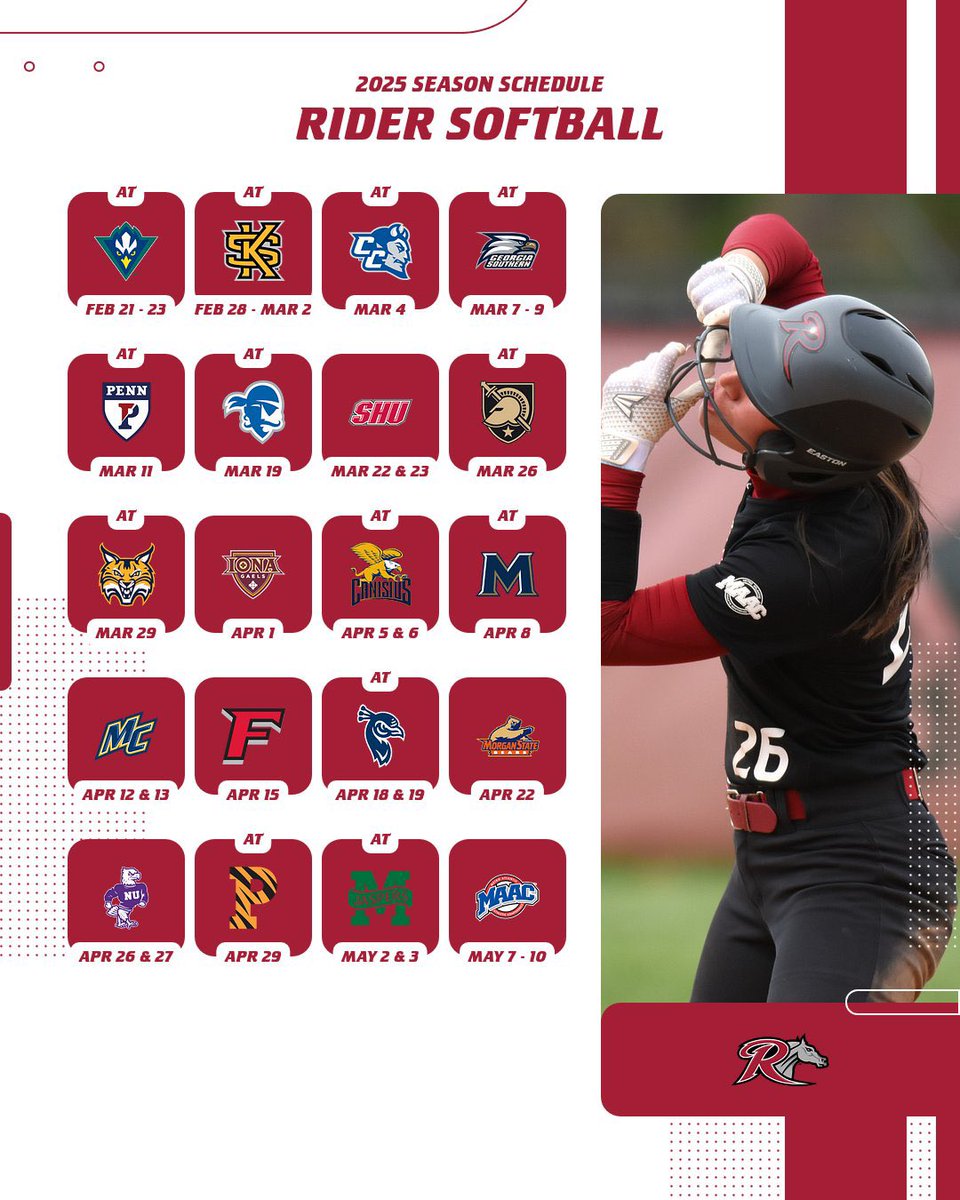 RUSB’s 2025 schedule is here!! #CHASE253 #GoBroncs