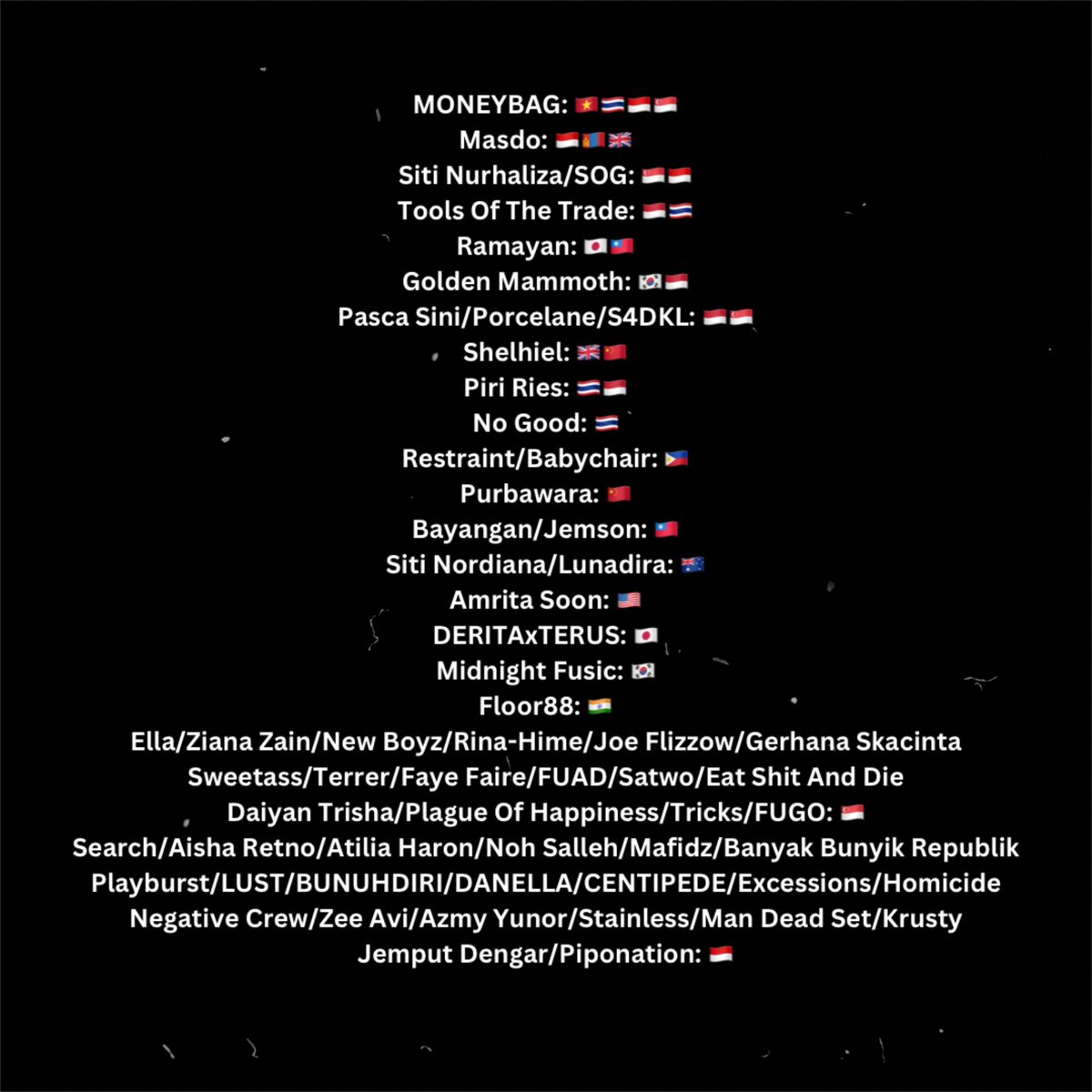 This is from my list. Our local acts who performed abroad in 2024.