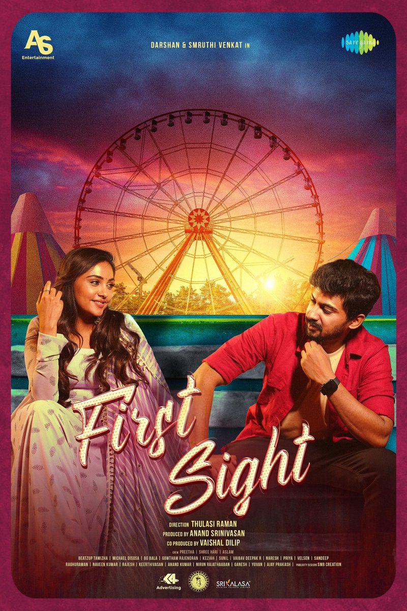 smbmanibharathi's tweet image. Let's Fall in Love at ✨ #FirstSight ✨ 
A track🎵 very close to our hearts❤️ is all yours now.

youtu.be/8D5mgmc087M?si…

Publicity Designs @smbcreation