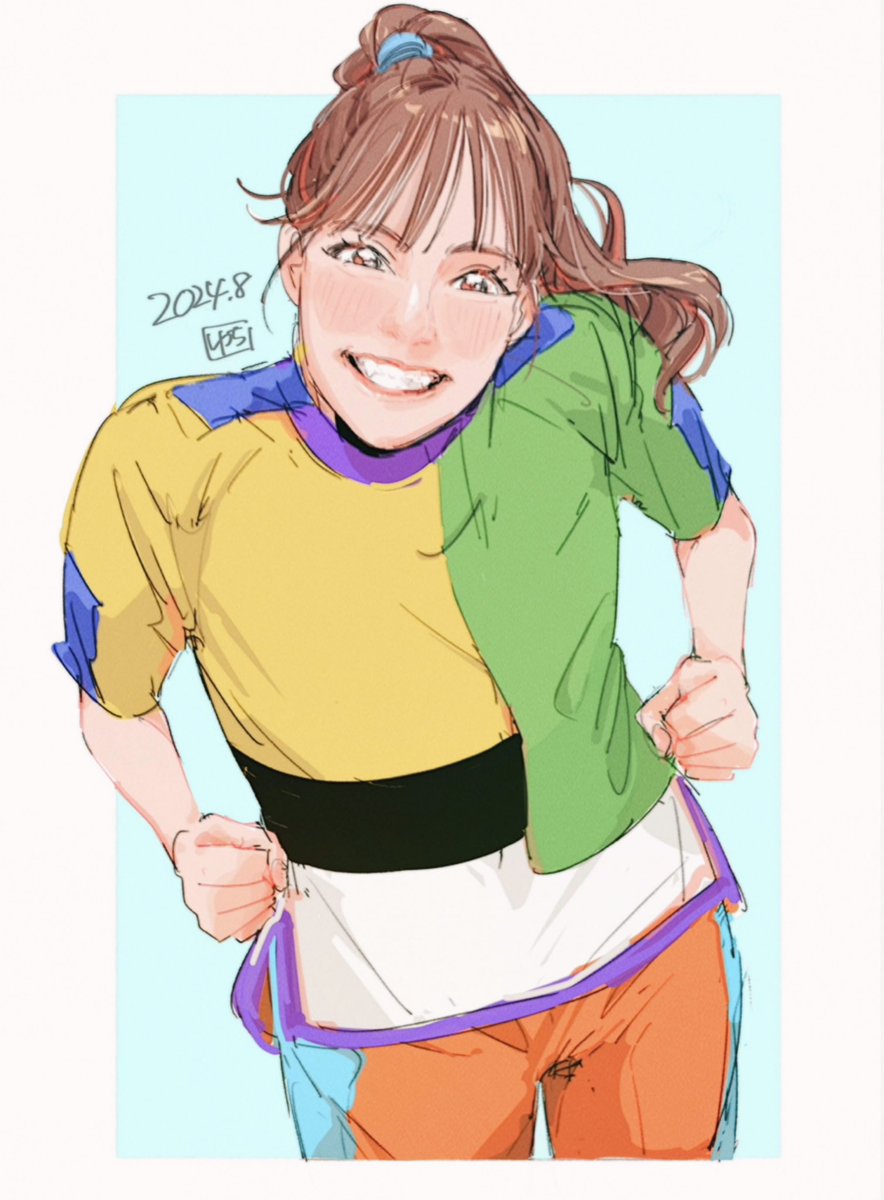 「リプ欄にずらっと並んだお姉さんへの愛も含めて嬉しかったです見つけてくださりありが」|ゆち🐧ハガモバ学園ありがとうのイラスト