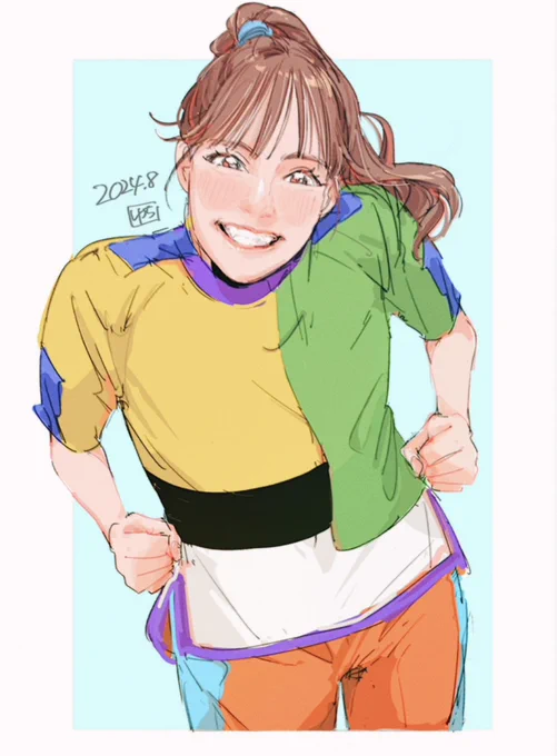 リプ欄にずらっと並んだお姉さんへの愛も含めて嬉しかったです見つけてくださりありがとうございました #今年も残りわずかなので今年一番伸びた絵を貼る 