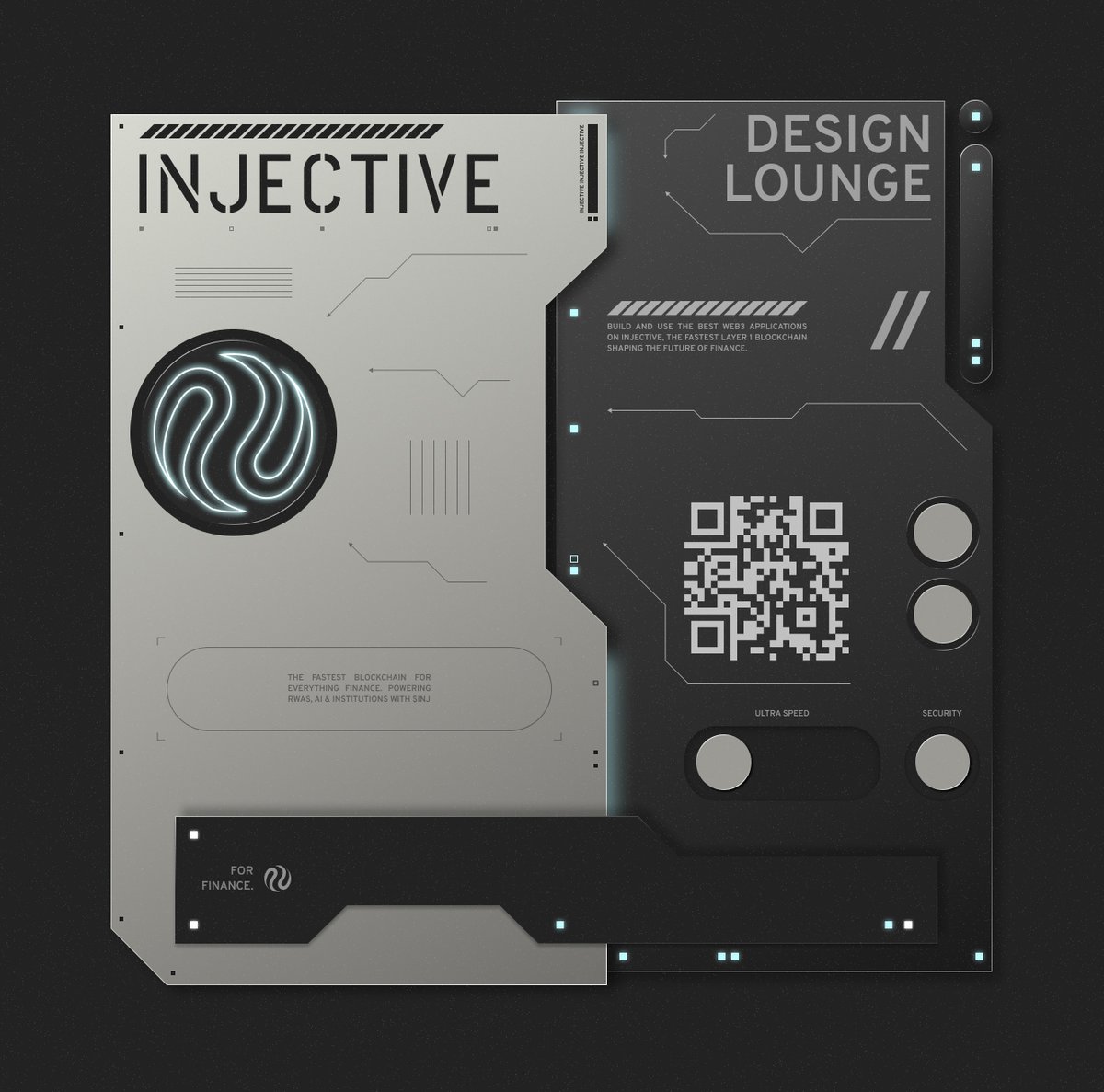 CryptoL1s's tweet photo. Hey designers!

@injective = tech, right? So let’s create some tech-style designs.

I’ve prepared a reference for you in a style that’s rarely used, something unique and fresh.

Creating a piece like this will require solid software skills, making it a perfect chance to level up your design game. 

As always, drop your works in this style in the comments below. The top 3 will get 3k Ninja Points each! 

Let’s see what you’ve got👇

$INJ