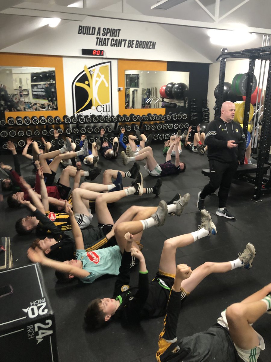 The Na Cait Óga Academy U16 footballers were hard at it for their first night of Athletic Development in MW Hire Training Centre Dunmore. 🏋️💪🏼

They’ll be fit and ready for next season thanks to <a href="/SeanKellyGAA/">Seán Kelly</a> 💪🏼🙌🏻👌

#NaCaitÓga #KilkennyGAA #GAA
<a href="/KilkennyCandG/">Kilkenny GAA Coaching & Games</a> <a href="/KilkennyCLG/">Kilkenny GAA</a>