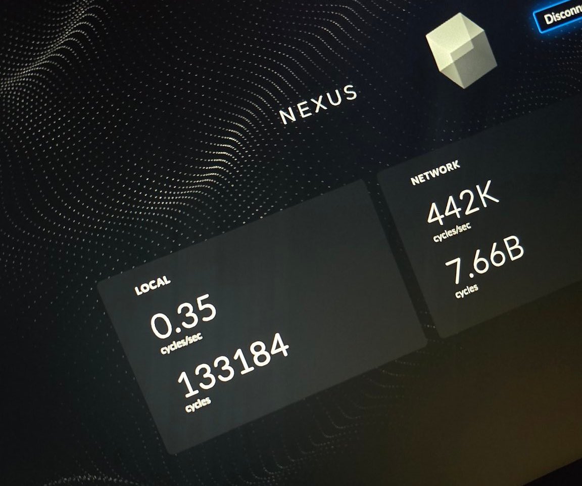 How to gain more than 50k cycles point on $NEXUS Testnet 

Thank you <a href="/NDIDI_GRAM/">HEADBOY 🦇🔊</a> for making this easier for me nah king 👑 you be 👨‍🌾

A complete guide how to run $NEXUS node using CLI method 👨‍🌾

Like and retweet for others to see