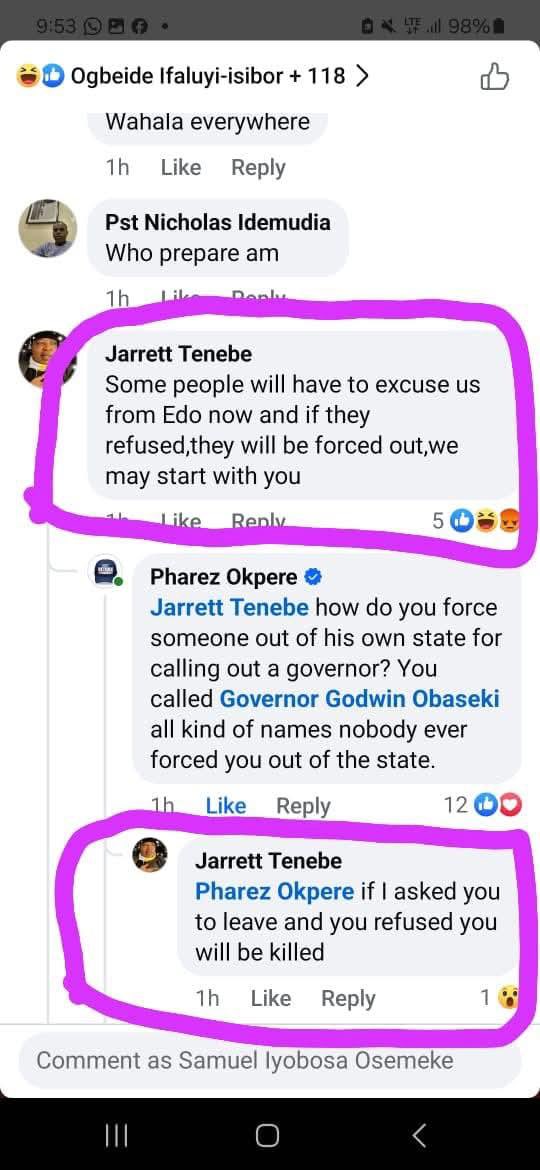 ruffydfire's tweet photo. Is this Jarette Tenebe the APC chairman in Edo state https://t.co/rNXkhHbPe7