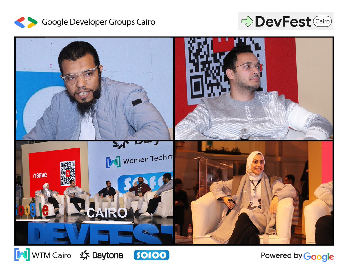 GDGCairo's tweet photo. Devfest Cairo 24 was a resounding success, thanks in large part to our incredible lineup of speakers. 🤩
@sylvanasbeta @SeifeddinMansri @benouarred @IsraGoumiri
@M_Albahnasy @QamarSafadi @AhmedNMahran @madahetooo https://t.co/isXMOywprL