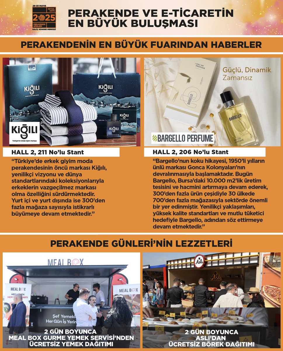 PG_Soysal's tweet photo. PG25 News #perakendegünleri #soysal #burasıperakendegünleri #retaildays #retaildaysistanbul #PG25 @KigiliGiyimAS @BargelloPerfume @MealBoxTR #aslılezzetleri https://t.co/FIO2IhEPdD