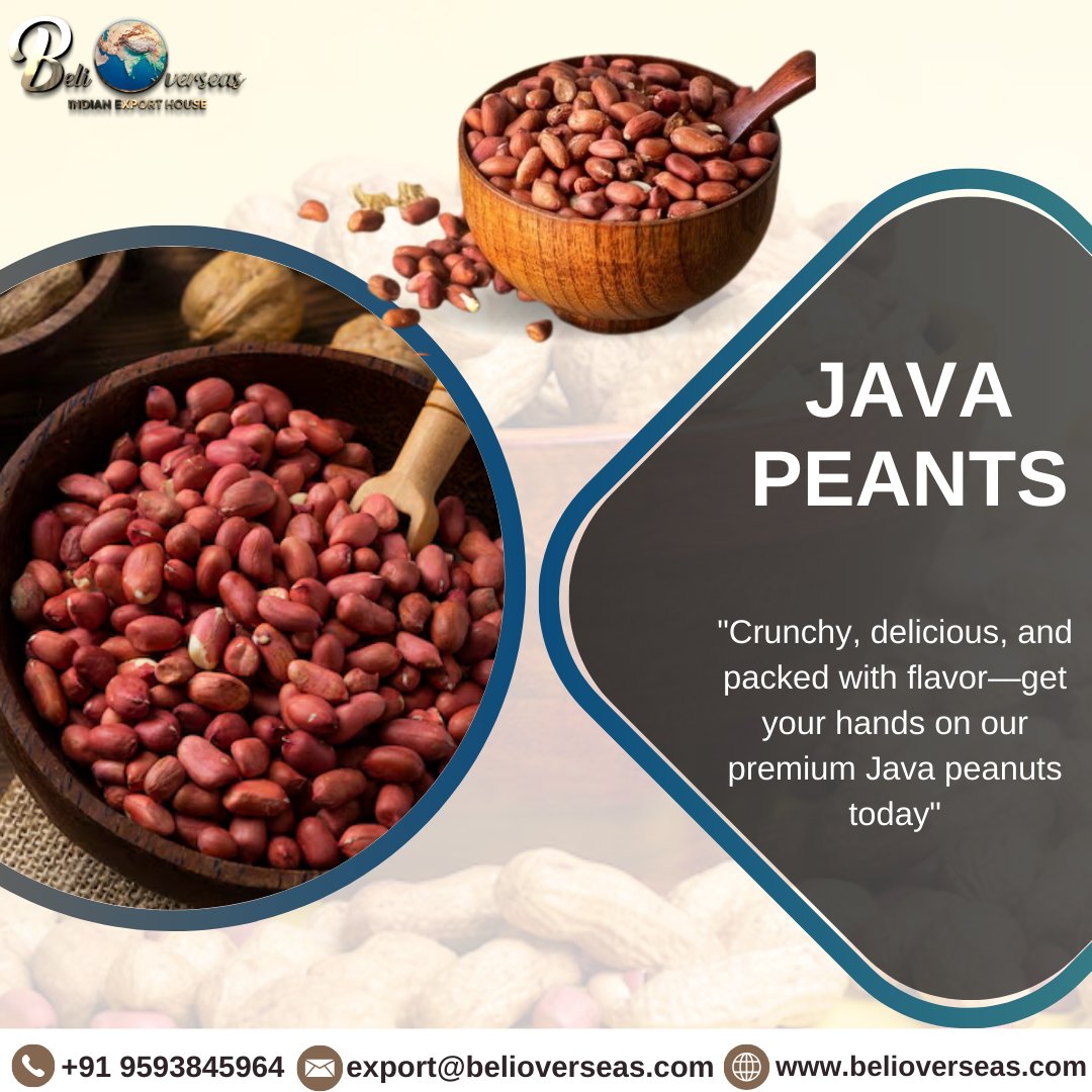 BeliOverseas's tweet photo. Indulge in the crunch and flavor of our premium Java peanuts—freshly packed and ready to delight your taste buds.

#JavaPeanuts #PremiumPeanuts #CrunchyDelight #FreshPeanuts #HealthySnacks #NuttyGoodness #SnackTime #PeanutLovers #NaturalFlavors #GourmetSnack #PackedWith https://t.co/AqgVwoFjZm