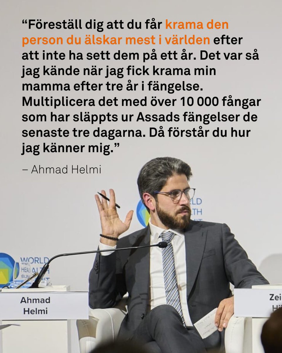 CRDSverige's tweet photo. Ibland är det bättre att lyssna innan man pratar. Vi lyssnade på två av våra syriska partners för att höra deras reflektioner efter att den syriske tyrannen Bashar al-Assad störtades i helgen.

Läs hela artikeln här: https://t.co/9BFpFPGSL4 https://t.co/r2Pp99gytH