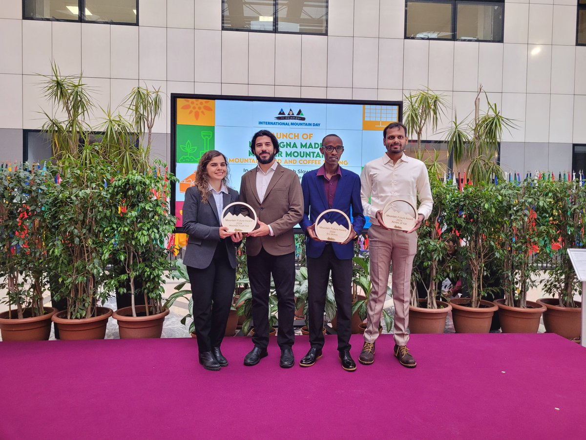 We are proud to announce that our automated ice reservoir system, which exemplifies sustainable adaptation &amp; climate resilience in Ladakh's trans-Himalayan region, has won the 2024 Mountain Future Award presented by the Mountain Partnership of the United Nations!