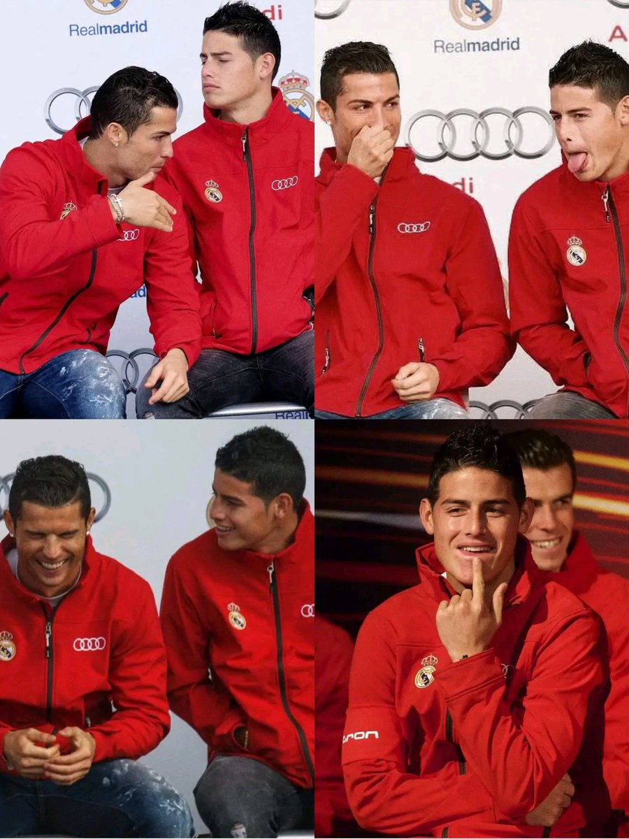 Cristiano Ronaldo and James Rodriguez. 🔥, image size:900x1200