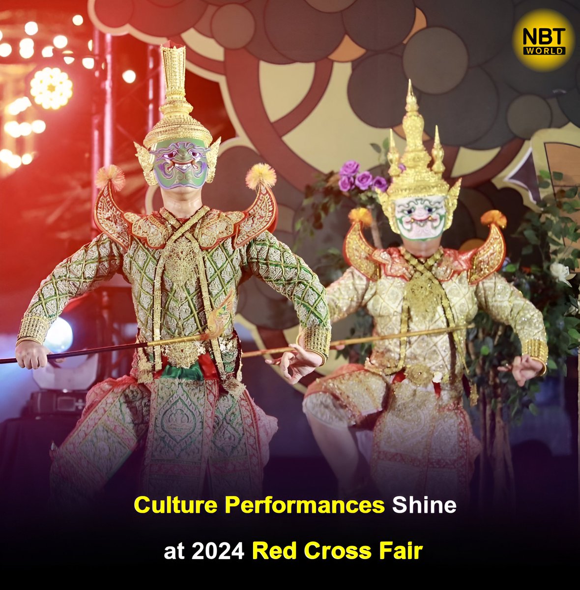 NBTWORLDNews's tweet image. The Culture Ministry and Thai Red Cross are hosting Thai cultural performances at the 2024 Red Cross Fair.

See more: Facebook.com/nbtworld

#ThaiCulture #RedCrossFair #TraditionalArts #CommunitySupport #NBTWorld