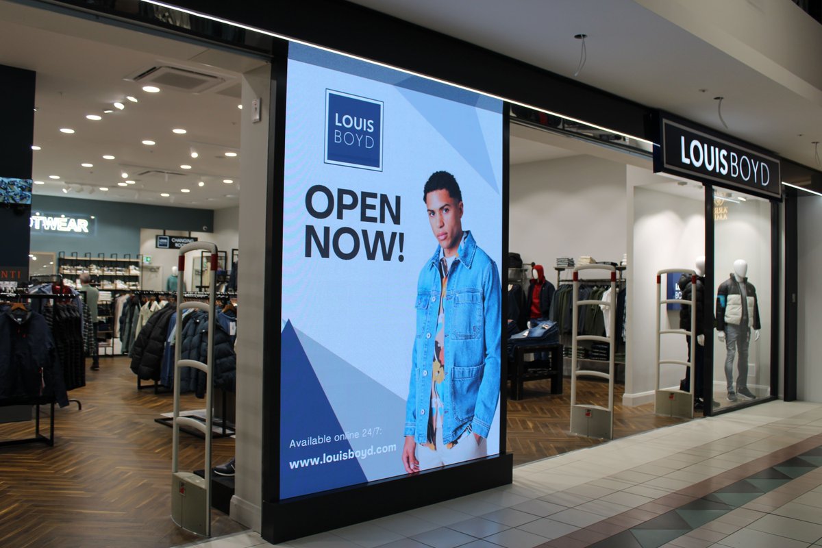 Rea_Sound's tweet image. We were over the moon to install a custom designed LED digital advertising screen for Louis Boyd recently! Louis Boyd has a retail outlet in the stunning Rushmere Shopping Centre which has recently undergone a major renovation.
bit.ly/3RuQfLy