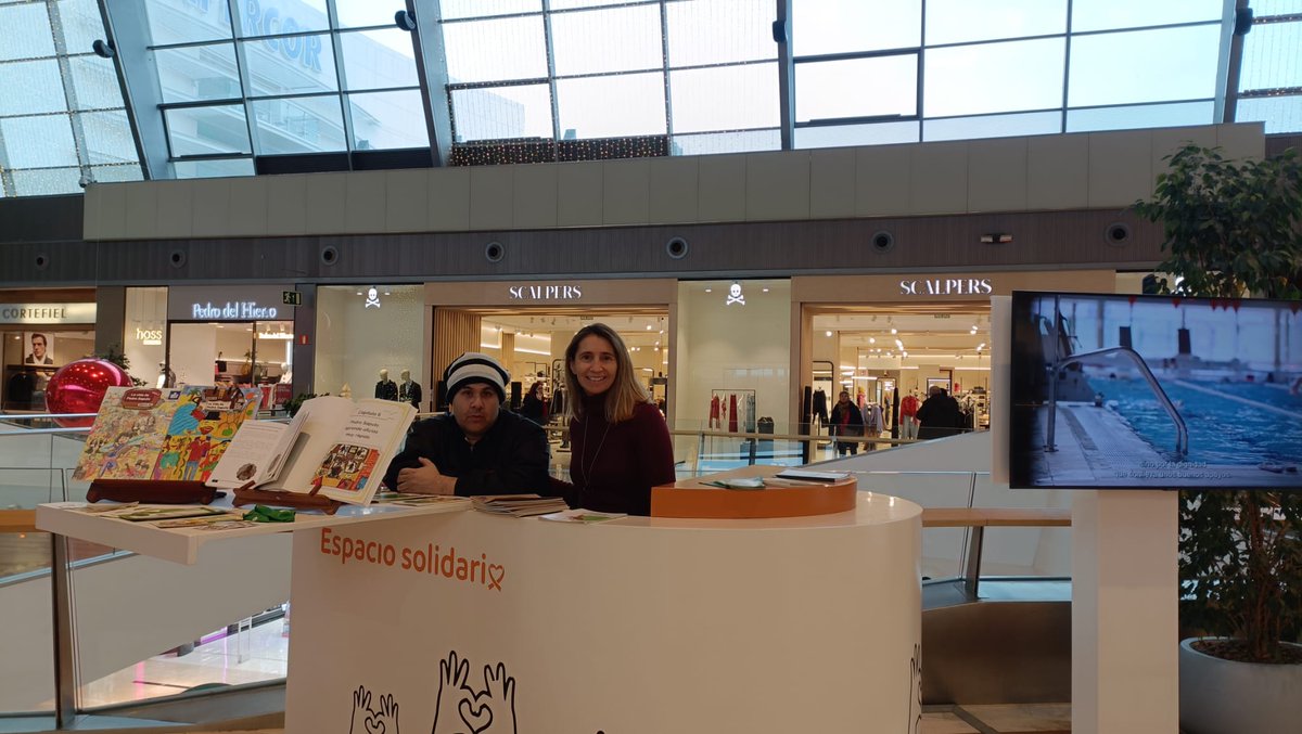 PlenaInclusiónAragón (@plenaaragon) on Twitter photo ¿Quieres conocer mejor el trabajo de Plena inclusión Aragón?
¡Pásate hoy por el Espacio Solidario de <a href="/puertovenecia/">Puerto Venecia</a> y te lo contamos!
Gracias al shopping resort de Zargoza por prestar este escaparate a la discapacidad intelectual y a las entidades que trabajamos para ella. ¿Quieres conocer mejor el trabajo de Plena inclusión Aragón?
¡Pásate hoy por el Espacio Solidario de <a href="/puertovenecia/">Puerto Venecia</a> y te lo contamos!
Gracias al shopping resort de Zargoza por prestar este escaparate a la discapacidad intelectual y a las entidades que trabajamos para ella.