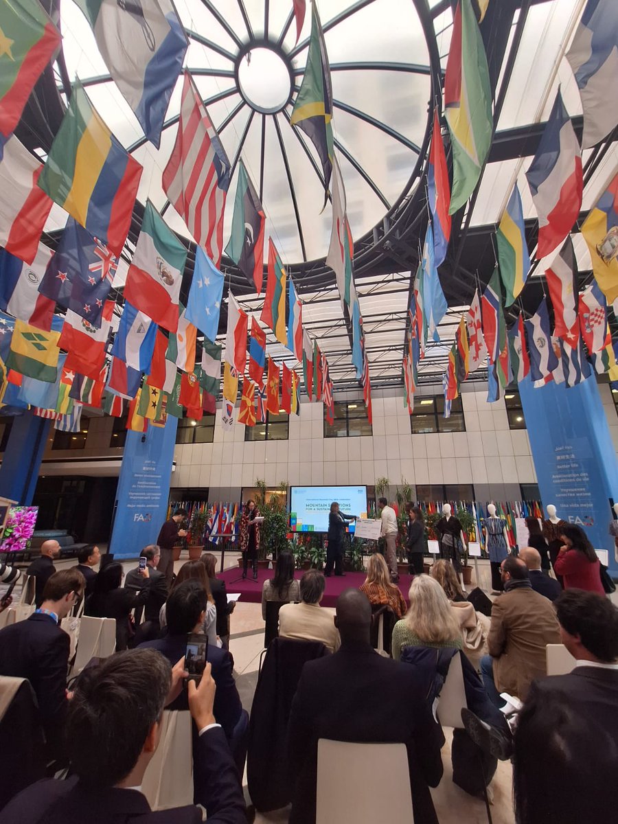 AcresofIce's tweet photo. We are proud to announce that our automated ice reservoir system, which exemplifies sustainable adaptation &amp; climate resilience in Ladakh's trans-Himalayan region, has won the 2024 Mountain Future Award presented by the Mountain Partnership of the United Nations! https://t.co/hPT9e8upnj