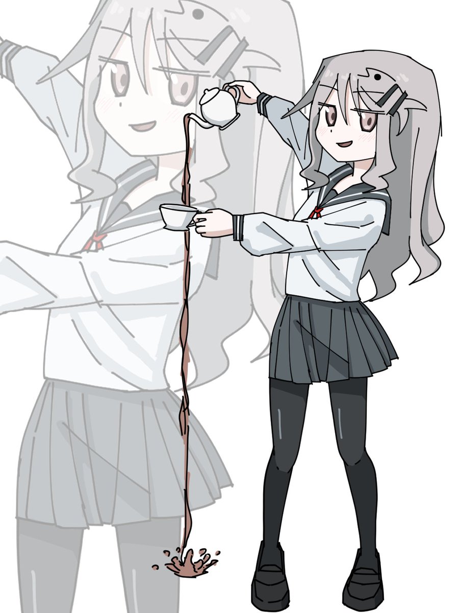 ドヤ顔紅茶全こぼしさきな！
#ぬるめた #まんがタイムきらら