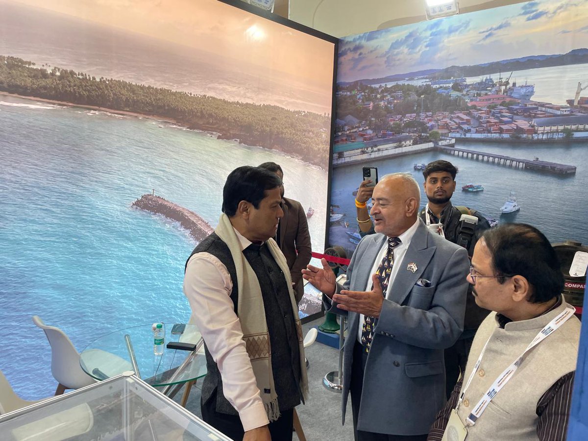 MediaRN_ANI's tweet image. #Gateway2IndoPacific

During the #Inaugural session of 1st Indian Maritime Heritage Conclave #IMHC @Admiral_DKJoshi in his opening address, highlighted the #Historical #Maritime legacy of A&amp;amp;N Islands dating back several millennia, which was the key driver for not only the spread
