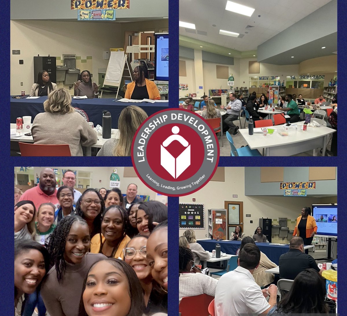 We had a wonderful session of laughter and learning at <a href="/GladeViewElem/">Glade View Elementary Official</a>! Thank you to Principal Dowers, Principal <a href="/RoberaRo/">Ro Walker</a>, and AP <a href="/Evans72115/">Jamie Evans</a> for providing insight on being an effective AP and instructional leader!!! 📚 ❤️ 🤝