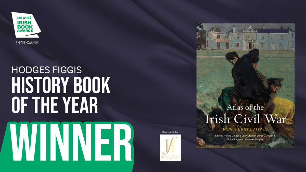 History at UCC (@ucchistory) on Twitter photo 🏆<a href="/CorkUP/">CorkUniversityPress</a> 'Atlas of the Irish Civil War' named <a href="/AnPostIBAS/">An Post Irish Book Awards</a> History Book of the Year.
Congratulations to <a href="/UCC/">UCC Ireland</a> School of History's <a href="/heleneokeeffe/">Dr Helene O'Keeffe</a>, Donal Ó Drisceoil & John Borgonovo and @NewGeographyUCC colleagues and co-editors John Crowley & Mike Murphy. 🏆<a href="/CorkUP/">CorkUniversityPress</a> 'Atlas of the Irish Civil War' named <a href="/AnPostIBAS/">An Post Irish Book Awards</a> History Book of the Year.
Congratulations to <a href="/UCC/">UCC Ireland</a> School of History's <a href="/heleneokeeffe/">Dr Helene O'Keeffe</a>, Donal Ó Drisceoil & John Borgonovo and @NewGeographyUCC colleagues and co-editors John Crowley & Mike Murphy.
