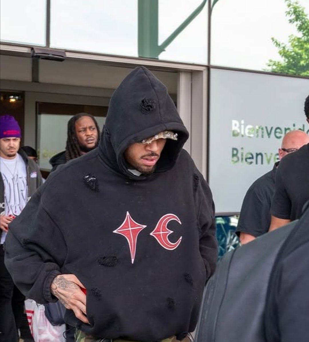 Musa_Khawula's tweet photo. First look at Chris Brown's arrival in Johannesburg; South Africa ahead of his shows scheduled for the 14th and 15th December 2024 at FNB Stadium. https://t.co/2FUvQdIBN5
