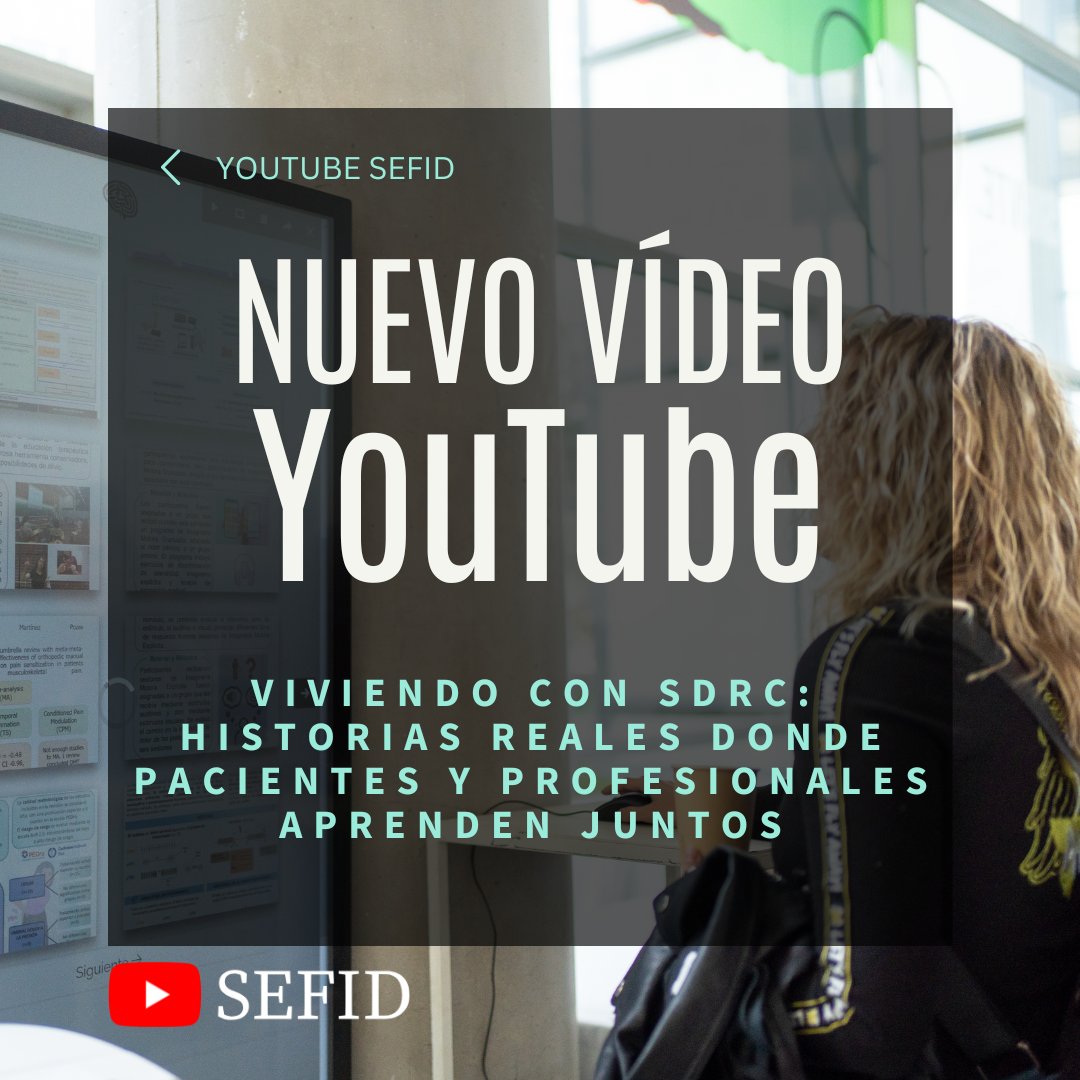 📹Webinar junto a la Asociación española de pacientes con Síndrome de Dolor Regional Complejo (SDRC) 🟠 <a href="/DeSudeck/">ASOCIACIÓN ESPAÑOLA DE PACIENTES CON SDRC/SUDECK</a> Testimonios de pacientes reales que nos contaron su historia, diagnóstico, evolución y tratamiento: youtube.com/watch?v=dztysM…

 #SDRC #CRPS #SEFID #fisioterapiaydolor