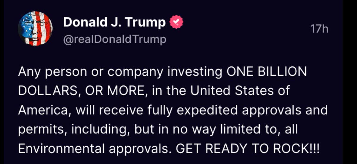 TheCredHulk17's tweet image. Here’s what he actually said. 

Encouraging people/companies to invest in America is a fantastic thing.

You were a horrible representative and an even worse Senator. Why do you lie to your constituents?

CT, do better.