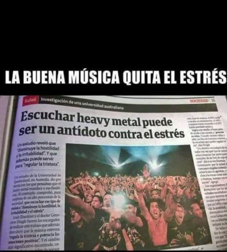 GoticSoledad's tweet photo. Listen to metal and go to concerts?

😌🤘🏻Yes,of course👇🏻resets you. https://t.co/4Yd3JQsyqm