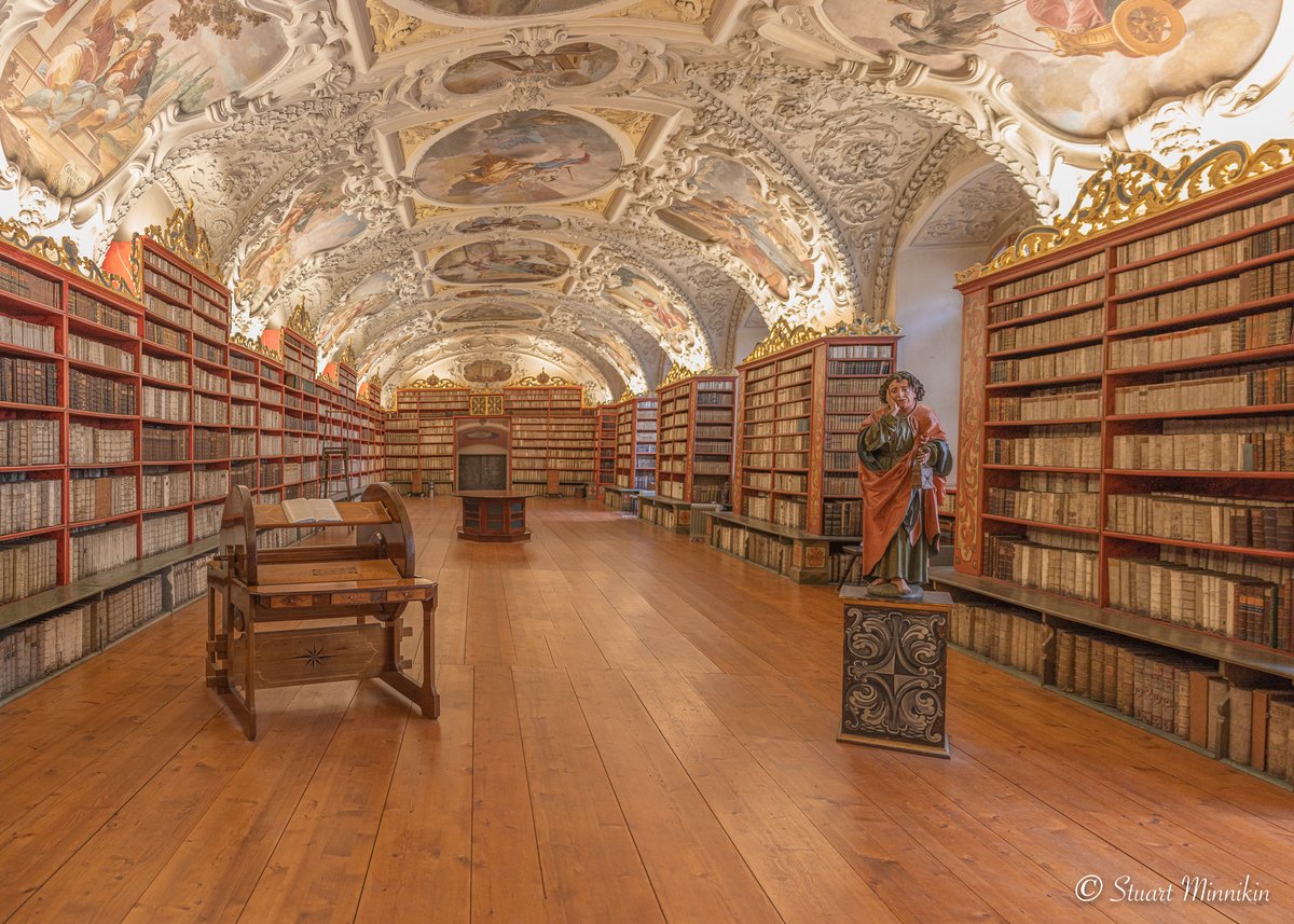 stuartminnikin's tweet photo. This time last year - the Strahov Library in Prague - where did that year go?
#strahovlibrary #prague #travel #library #history https://t.co/05L6bCUE0O