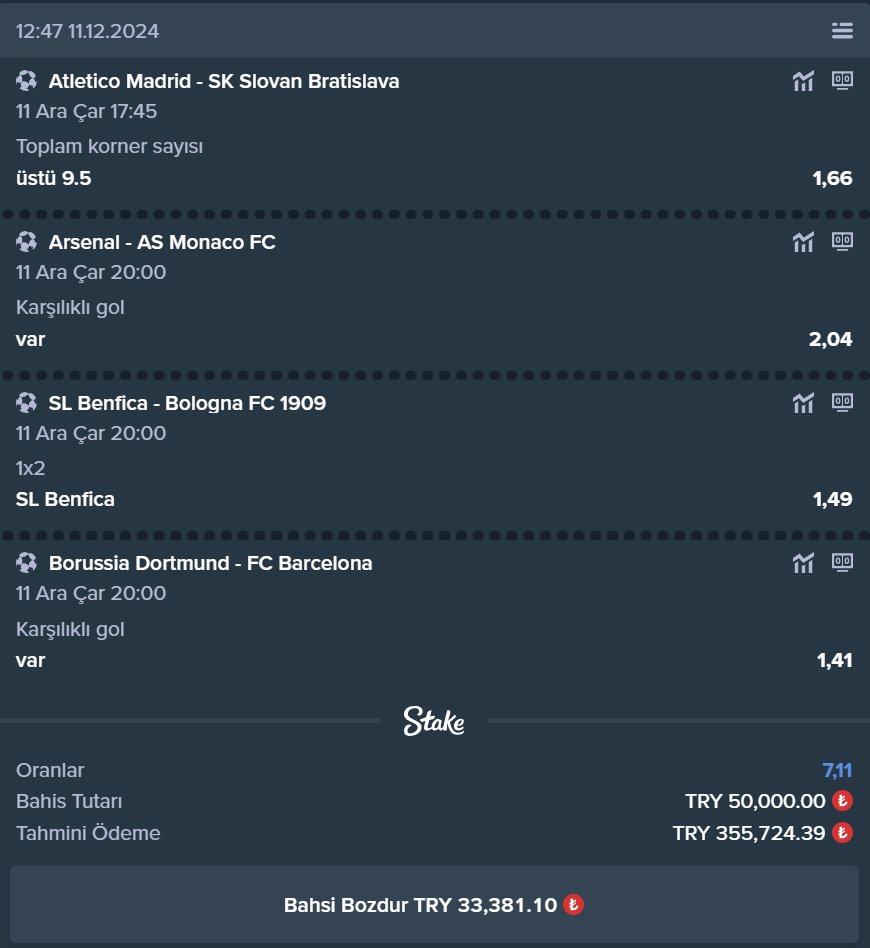 GELİRSE 55 BİN KÜSÜRAT SİZİN ŞART ŞURT YOK YORUMA STAKE KULLANICI ADINI SAL YETER

11X5 ⏳