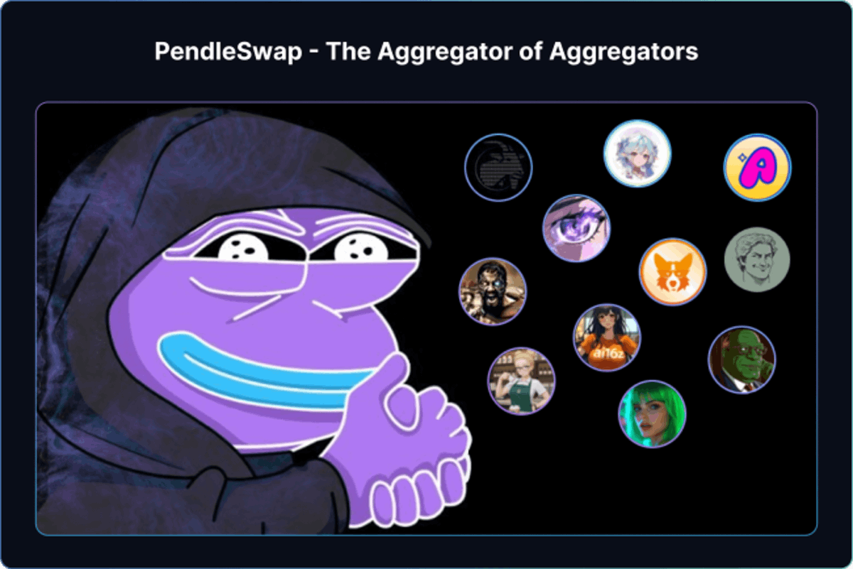 pendle_fi's tweet photo. Woots PendleSwap is now here!

🎄Select up to 3 coins (yes, THREE coins)
🎄Paste the addy of ANY token - DeFi, RWA, memecoins...

Badabing badaboom, you just secured the BEST rate on the market for your next big move

Oh and NO extra fees, consider this a public good in this season of giving 😉

Love 💙
Your good pal Pendle