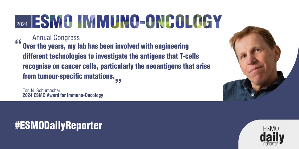 ESMO - Eur. Oncology (@myesmo) on Twitter photo #ESMOImmuno24: According to the 2024 ESMO Immuno-Oncology Awardee, <a href="/Schumacher_lab/">Ton Schumacher Lab</a>, tackling the T-cell receptor challenge w/ vast datasets and cutting-edge high-throughput methods may pave the way for advances in #immunotherapy.
#ESMODailyReporter
📌ow.ly/rZUO50Up0BE #ESMOImmuno24: According to the 2024 ESMO Immuno-Oncology Awardee, <a href="/Schumacher_lab/">Ton Schumacher Lab</a>, tackling the T-cell receptor challenge w/ vast datasets and cutting-edge high-throughput methods may pave the way for advances in #immunotherapy.
#ESMODailyReporter
📌ow.ly/rZUO50Up0BE