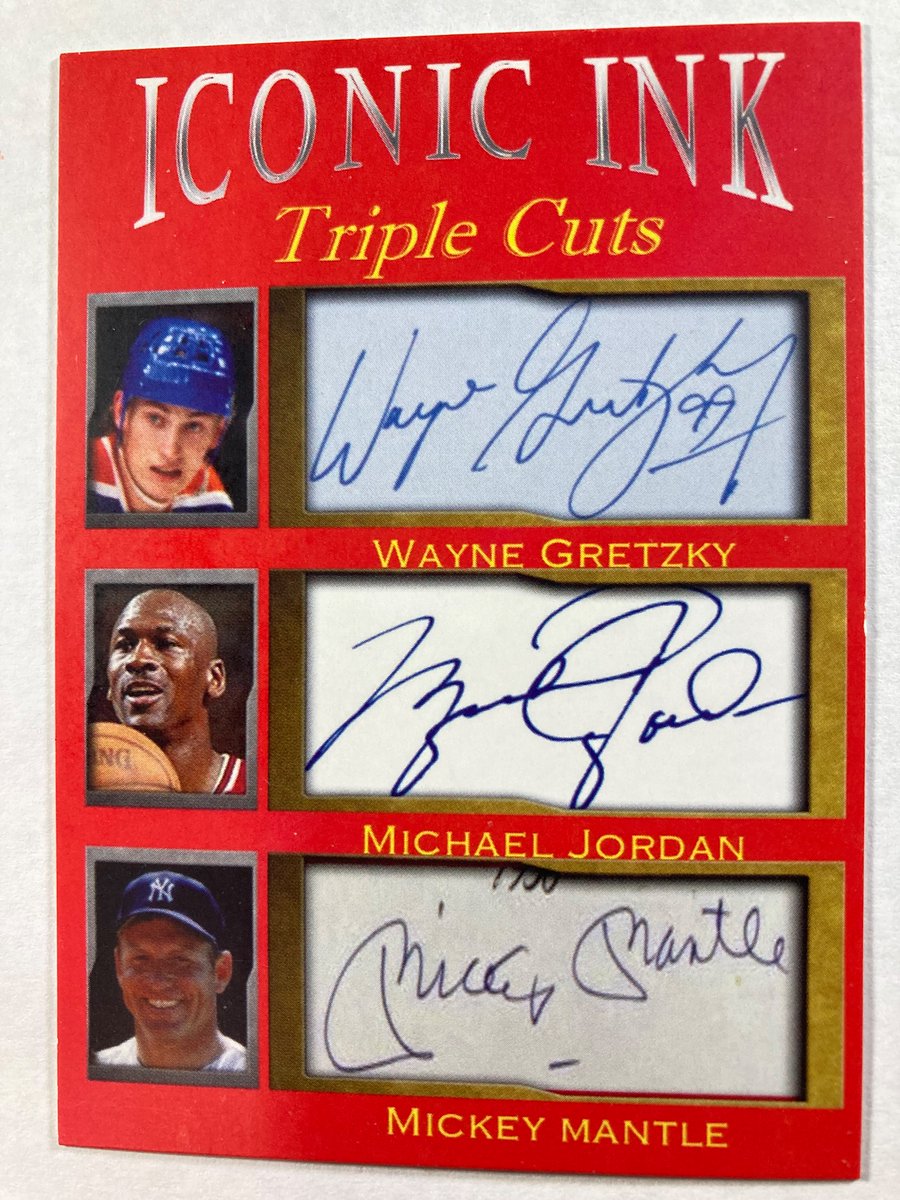 🎁Appreciation Day Giveaway🎁

Winner Announced Saturday

🔥Wayne Gretzky/Michael Jordan/Mickey Mantle Iconic Ink Triple Cuts Triple Auto Facsimile

To enter
1. Follow
2. Retweet
3. Like