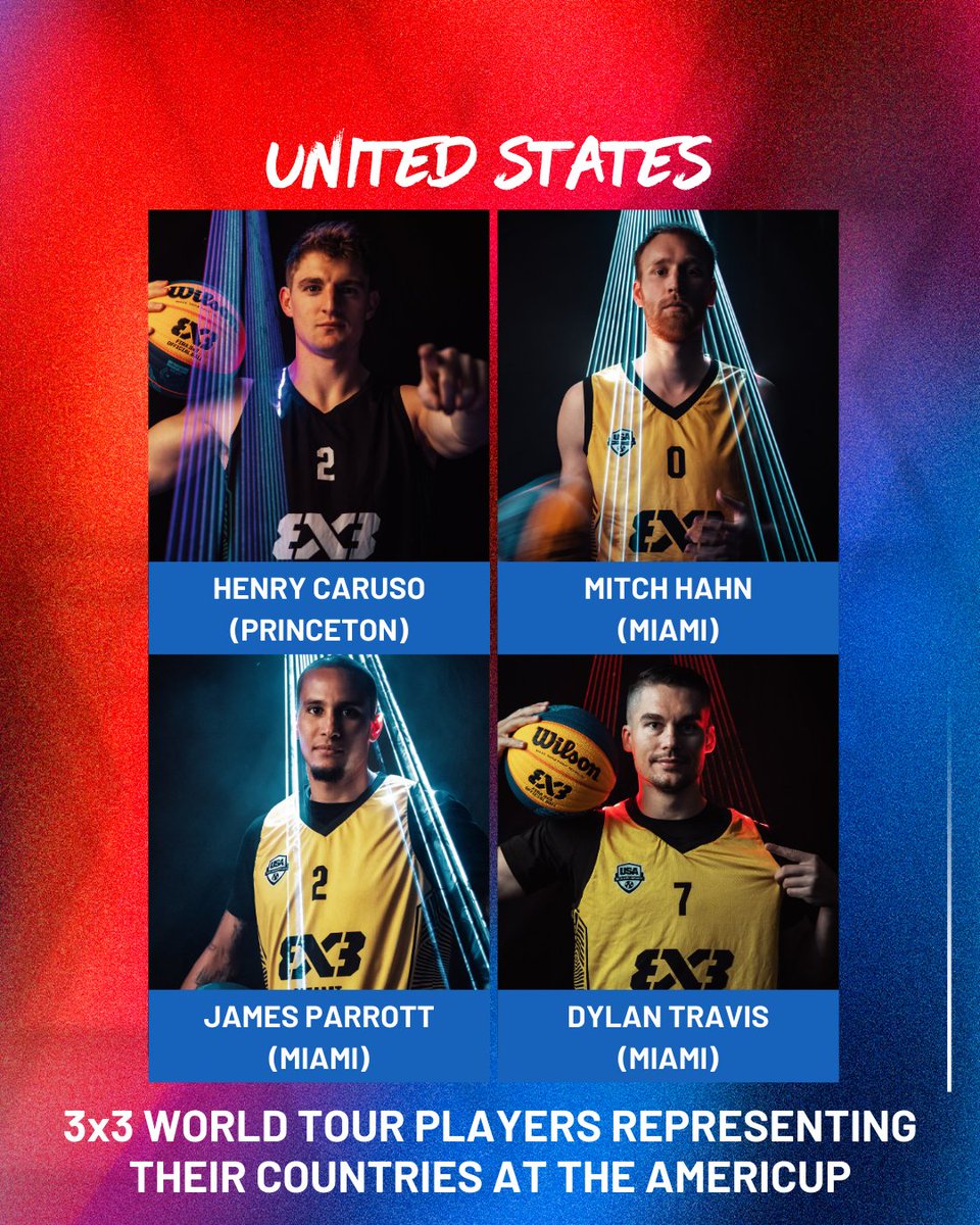 😮‍💨 #3x3AmeriCup 🤝 #3x3WT! 🔥

💥 Stars from the WT circuit will battle for Glory for their Nations in San Juan! 🇵🇷🇨🇦🇺🇸